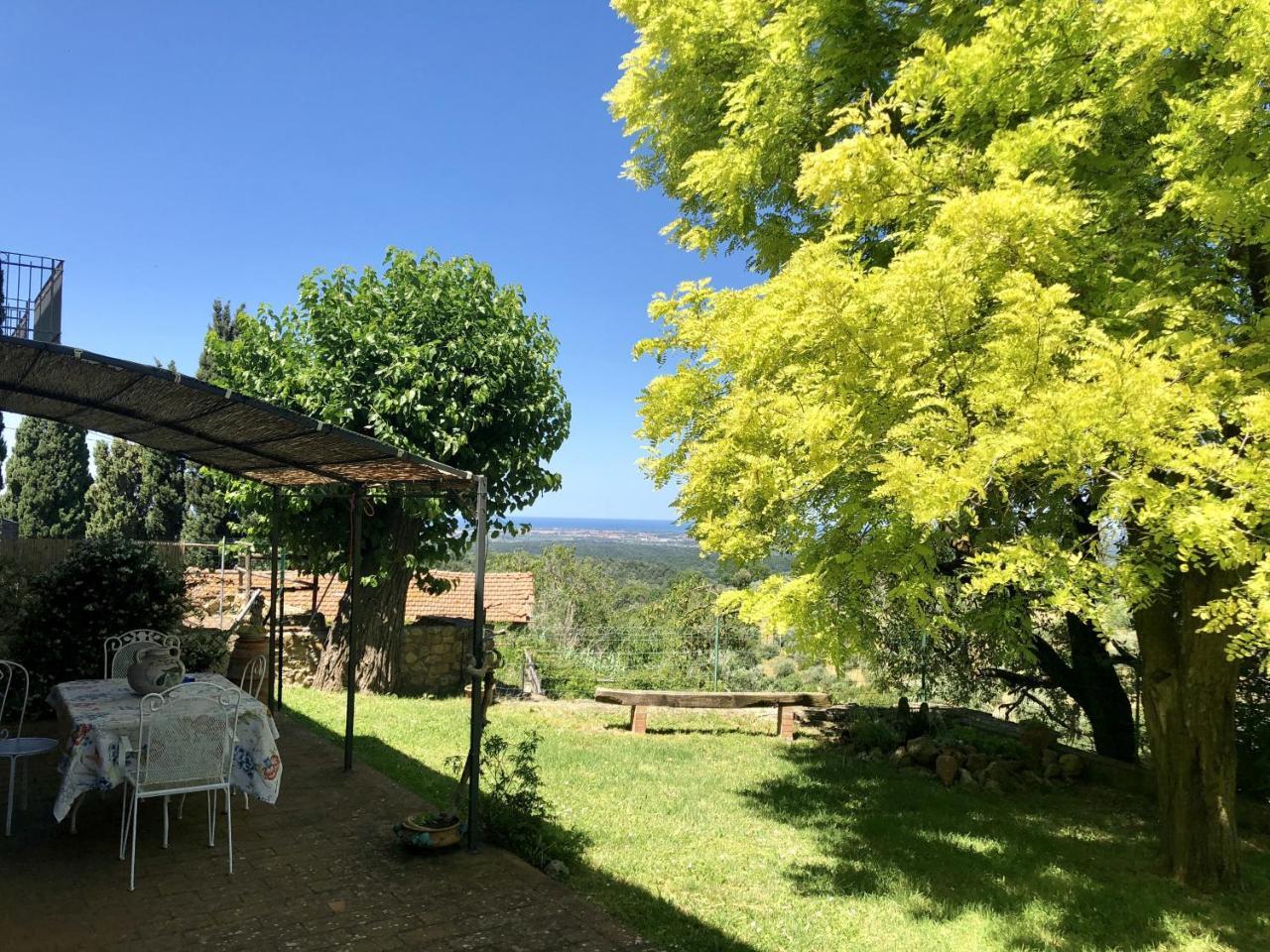 Haus Malerin - Meerblick, Umzaeunter Garten By Toscanatour Guardistallo Exterior foto